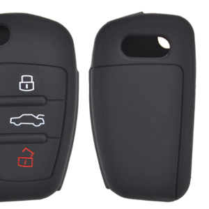 Audi 3 Button Silicone Car Remote Key Fob - New Spec