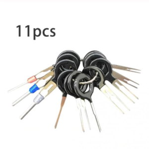 11Pcs Automotive Plug Terminal Remove Tool Set Key Pin Car Electrical Wire Crimp Connector Extractor Kit Accessories