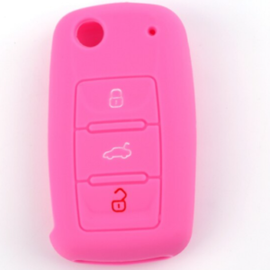 VW 3-Button Key Cover (Old Spec) – Pink