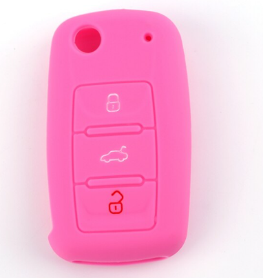 VW 3-Button Key Cover (Old Spec) – Pink