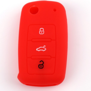 VW 3-Button Key Cover (Old Spec) – Red