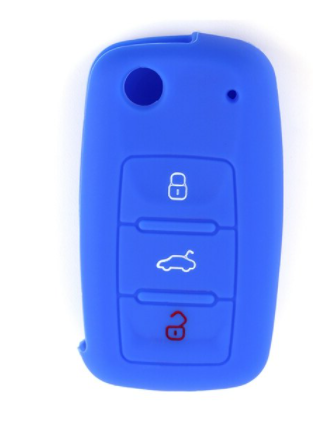 VW 3-Button Key Cover (Old Spec) – Blue
