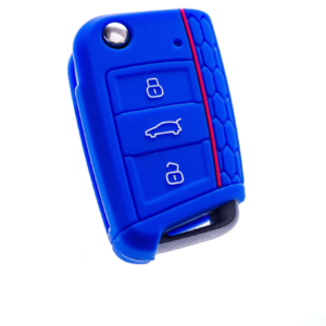 VW 3-Button Key Cover (New Spec) – Blue