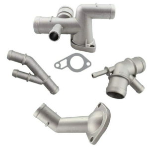 VW / Audi 1.8T Aluminium Coolant Pipe Flange Upgrade Kit – 4-Piece (MK4 Golf, TT, GTI)