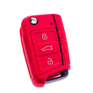VW 3-Button Key Cover (New Spec) – Red