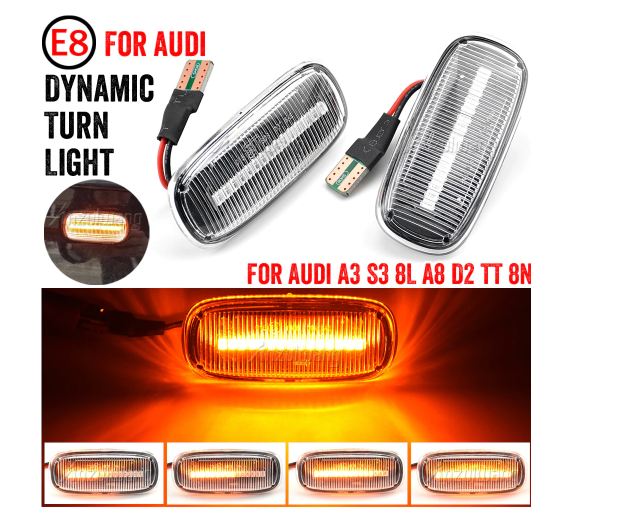 Audi A3 / S3 (8L / 8P) Sequential LED Side Indicator – Dynamic Turn Signal - Image 3