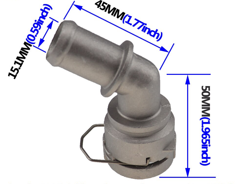 Audi & VW 1.8T 20V Aluminium Quick-Connect Coolant Flange - Image 5