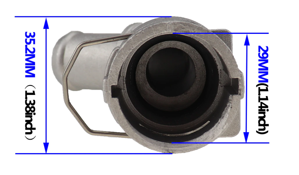 Audi & VW 1.8T 20V Aluminium Quick-Connect Coolant Flange - Image 3