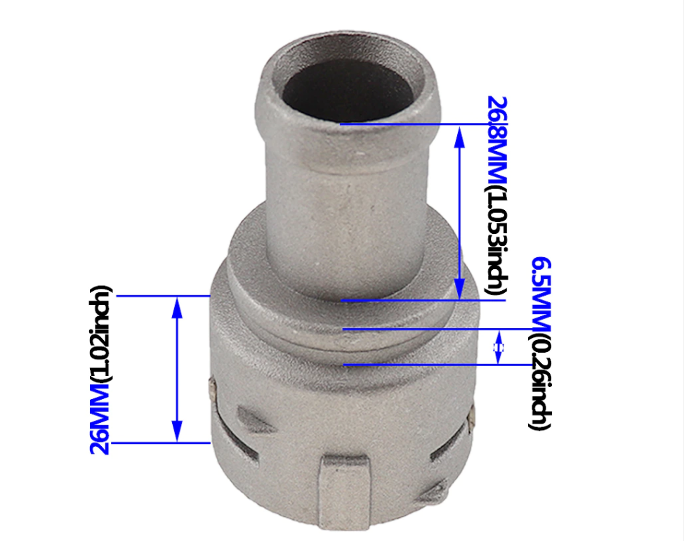 Audi & VW 1.8T 20V Aluminium Quick-Connect Coolant Flange - Image 2