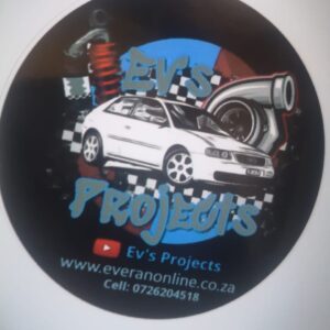 Ev's Projects - Stickers - License Disc
