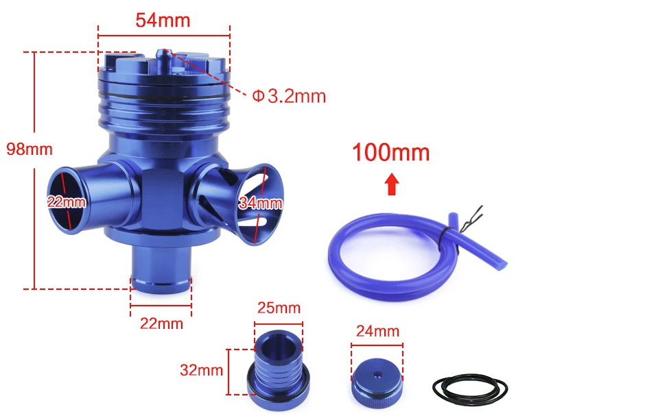 Audi & VW 1.8T Blow-Off/Diverter Valve – Forge-Style Turbo BOV
