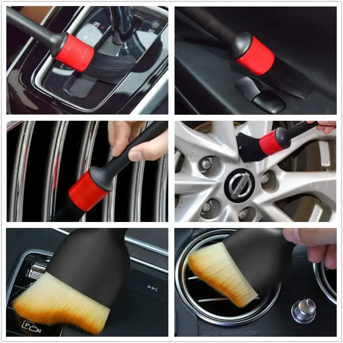 Audi & VW Detailing Brush Set – 6-Piece Interior & Exterior Kit - Image 3