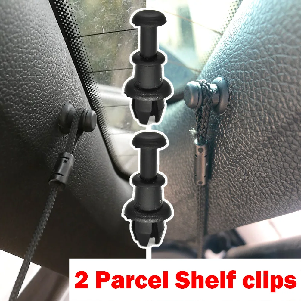 Audi A3 / S3 / Q5 / SQ5 / Q2 / Q3 Boot Parcel Shelf Strap Clips – 2-Piece - Image 2
