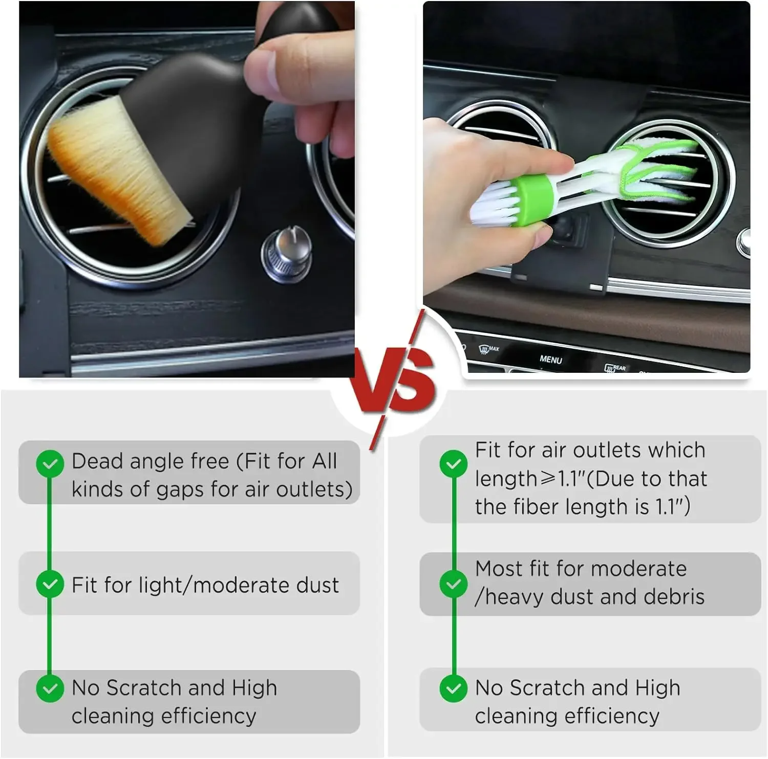 Audi & VW Detailing Brush Set – 6-Piece Interior & Exterior Kit - Image 6