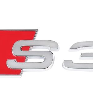 Audi S3 Rear Boot Badge – Gloss Chrome