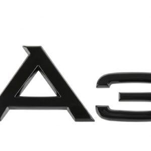Audi A3 Rear Boot Badge – Gloss Black