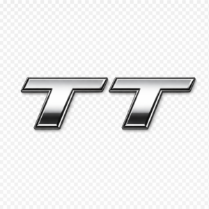 Audi TT Rear Boot Badge – Gloss Chrome (MK1 8N / MK2 8J / MK3 8S)
