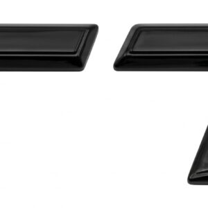 Audi TT Rear Boot Badge – Gloss Black (MK1 8N / MK2 8J / MK3 8S) 11CM