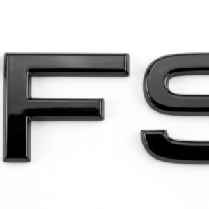Audi TFSi Rear Boot Badge – Gloss Black
