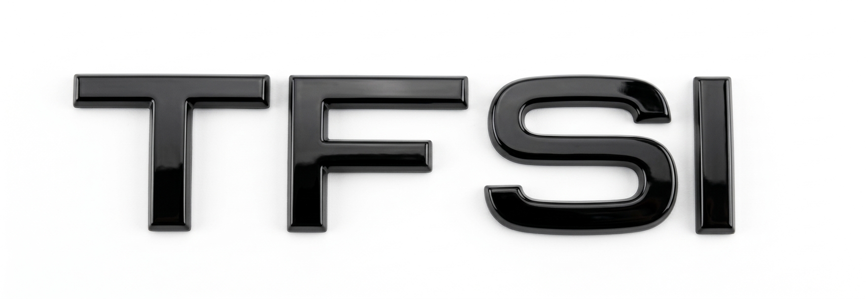 Audi TFSi Rear Boot Badge – Gloss Black